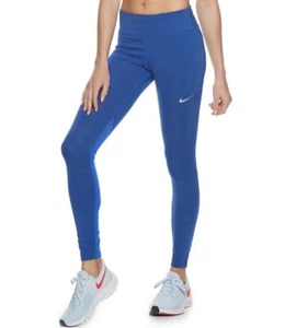 Nike Fast Running Midrise Blue Leggings Size XL NWT TIGHT FIT - Picture 1 of 4