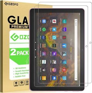 Tempered Glass For Amazon Kindle Fire HD 8 & 8 PLUS 10 & 10Plus Screen Protector