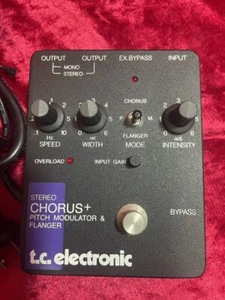 USED tc electronic SCF STEREO CHORUS+ PITCH MODULATOR Free Shipping - Picture 1 of 7