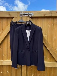 M&S Ladies Blazer & Skirt Suit Set Navy - Picture 1 of 9