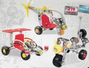 Anker Play TechSteel 3in1 Building Kit, 219 pcs - Bike-Helicopter-Kart (100013) - Picture 1 of 5