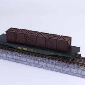 6 Stck. Modelleisenbahn HO Maßstab Quadratisch Versandcontainer 1:87 Kunststoff Güterwagen - Bild 1 von 4