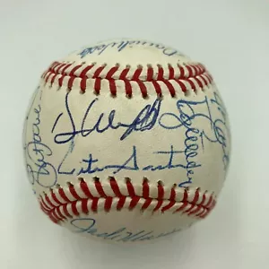1992 Toronto Blue Jays World Series Champs Team Signed Baseball JSA COA - Picture 1 of 13