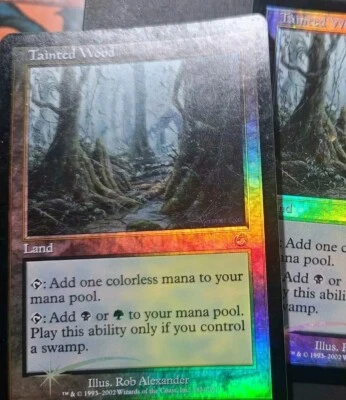 Magic The Gathering MTG 1x TAINTED WOOD Foil LP Torment English Uncommon - Image 1 of 2