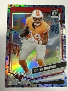 Donruss Optic Chris Godwin Blue Stars Holo Prizm Buccaneers SP 2023 - Foto 1 di 2