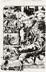 BATMAN P 3 BATMAN TRY OUT EMIR RIBEIRO 2019 ORIGINAL ART SUBMISSION PIECE - Picture 1 of 6