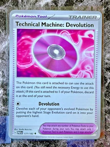 Technical Machine: Devolution 177/182 Sv04: Paradox Rift Regular Pokemon TCG - Picture 1 of 1