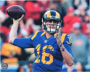 Jared Goff Los Angeles Rams signed autographed 8x10 photo - Picture 1 of 2