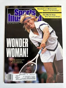 Sports Illustrated 16. Juli 1990 Martina Navratilova gewinnt Wimbledon EX - Bild 1 von 12