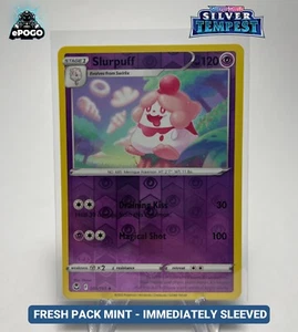 Slurpuff 084/195 Reverse Holo Pokemon TCG: Silver Tempest MINT SHIPPED TODAY - Picture 1 of 2