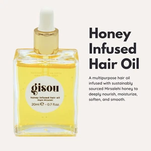 Gisou Honey Infused Hair Oil Enriched With Mirsalehi Honey To Nourish Hair 20ml