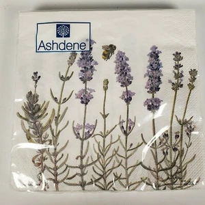 Ashdene Jenny Phillips 2007 20 Ct  Disposable 3-Ply Paper I LOVE LAVENDER - Picture 1 of 4