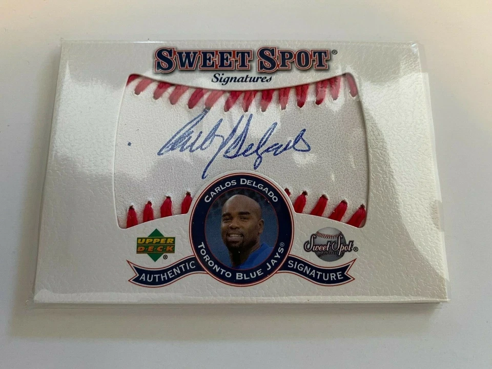 2001 Upper Deck Sweet Spot Classics Signatures Carlos Delgado - Image 1 of 4
