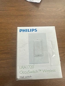 Philips OccuSwitch Wireless Vacancy Occupancy Ceiling Sensor  + Wall Switch NEW - Picture 1 of 4