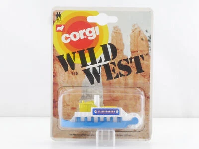 Corgi Toys 113 Wild West Paddle Steamer Ship N Moc Boxed Sg 1611-21-21 - Image 1 of 3