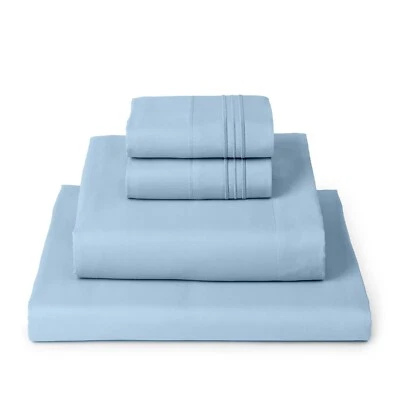 Mellanni 4-Piece Bed Sheet Set- Deep Pocket, Wrinkle, Stain Resistant Microfiber - Image 1 of 2