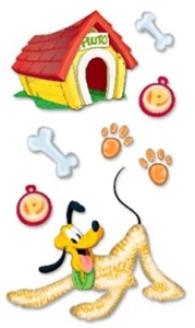 DISNEY DIMENSIONALE AUFKLEBER "PLUTO " VON EK SUCCESS AUS DEM TRESOR - Bild 1 von 1