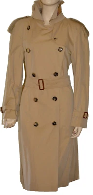 TRINCHERA BURBERRY DOBLE BOTONADURA NUEVA CON ETIQUETAS EE. UU. 8 UE 42 HECHA EN ITALIA Foto 1 de 4