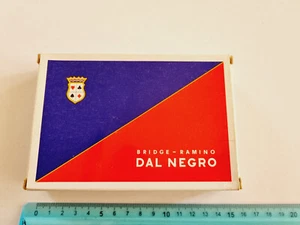 CARTE DA GIOCO DAL NEGRO BRIDGE RAMINO POKER 2 MAZZI ORIGINAL PLAYING CARDS NEW - Imagen 1 de 5