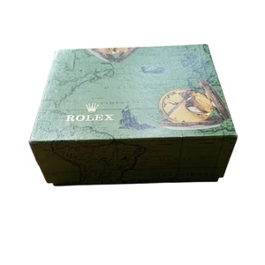 VTG ROLEX WRISTWATCH OUTER BOX EMPTY  14 CM X 11 CMX  5.5 CM - Picture 1 of 4