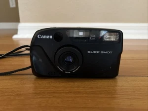 Canon Sure Shot 35MM Point and Shoot Film Camera 28-48mm Canon Lens - Working - Picture 1 of 10