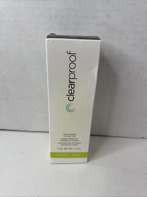 MARY KAY CLEARPROOF~DEEP CLEANSING CHARCOAL MASK~094148~FULL SIZE~4 OZ~NIB! - Image 1 of 4