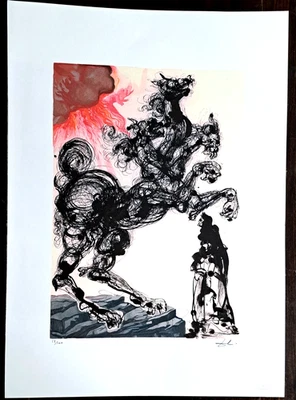 Salvador Dali - 70x50cm -  Limitierte Auflage Nr. 28/500 - Bild 1 von 2