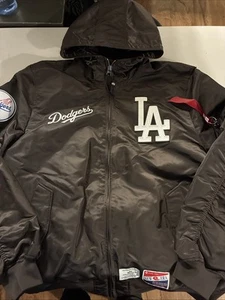 Alpha Industries X New Era Los Angeles Dodgers L-2B Bomber Jacket Size XL Ohtani - Picture 1 of 4