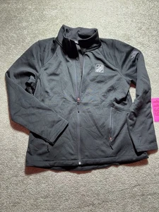 Northface Mujer Talla Grande Windwall Chaqueta Negra Con Logo - Imagen 1 de 7