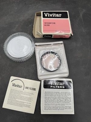 Vivitar Photo Filter 52mm Skylight 1A Circular with original case  JAPAN - Image 1 of 4
