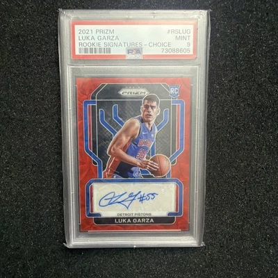 2021-22 Panini Prizm - Assinaturas de novato Luka Garza #RS-LUG Choice Prizm (AU,RC) - Imagem 1 de 3