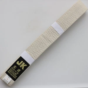Cinturón Blanco Artes Marciales Kiyota JK Sin Blanquear Talla 4 Karate Taekwondo Aikido Judo - Imagen 1 de 2