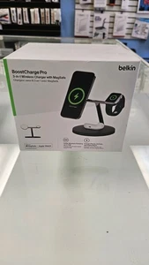 Belkin Boost Charge Pro 3 in 1 Wireless Charger With Magsafe - Picture 1 of 2