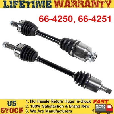 Par de ejes delanteros CV para Honda Accord 2008-2012 2009-2013 Acura TSX 2,4 L TRACCIÓN DELANTERA Foto 1 de 4