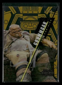 2016 Topps High Tek Star Wars #SW-58 Grummgar Gold Rainbow Foil /50 - Picture 1 of 2