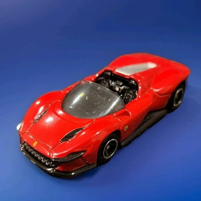 TAKARA TOMY TOMICA ROJO FERRARI DAYTONA SP3 FUNDIDO A PRESIÓN SUELTO USADO con caja ¡¡COMO NUEVO!!! Foto 1 de 4
