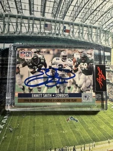 2023 Leaf Pro Set Emmitt Smith Buyback Auto Offensive Rookie Of The Year /23 - Picture 1 of 10