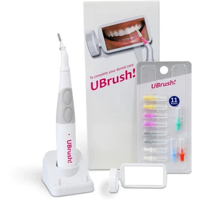 MEDICOM GMBH Ubrush elektrische Interdentalbürste EF-Set: Effektive Reinigung zwischen den...