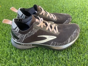 brooks levitate 4 womens shoes black athletic running sneakers Size 7 - Picture 1 of 8