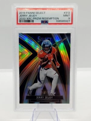 Jerry Jeudy 2019 Panini Select XRC Silver Prizm PSA 9 Broncos/Cleveland Browns! - Image 1 of 3