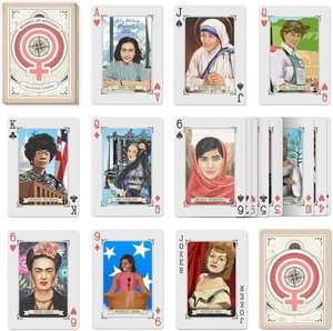 Frauen der Geschichte Spielkarten Deck Feminine Empowerment Geschenk Spiele Poker Damen - Bild 1 von 12