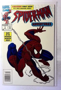 Spider-Man Adventures #1 1994 Marvel Foil Embossed Cover Newsstand Comic - Picture 1 of 1