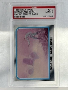 1980 Topps Star Wars The Empire Strikes Back Card #240 Swampland Peril! PSA 9 - Picture 1 of 2