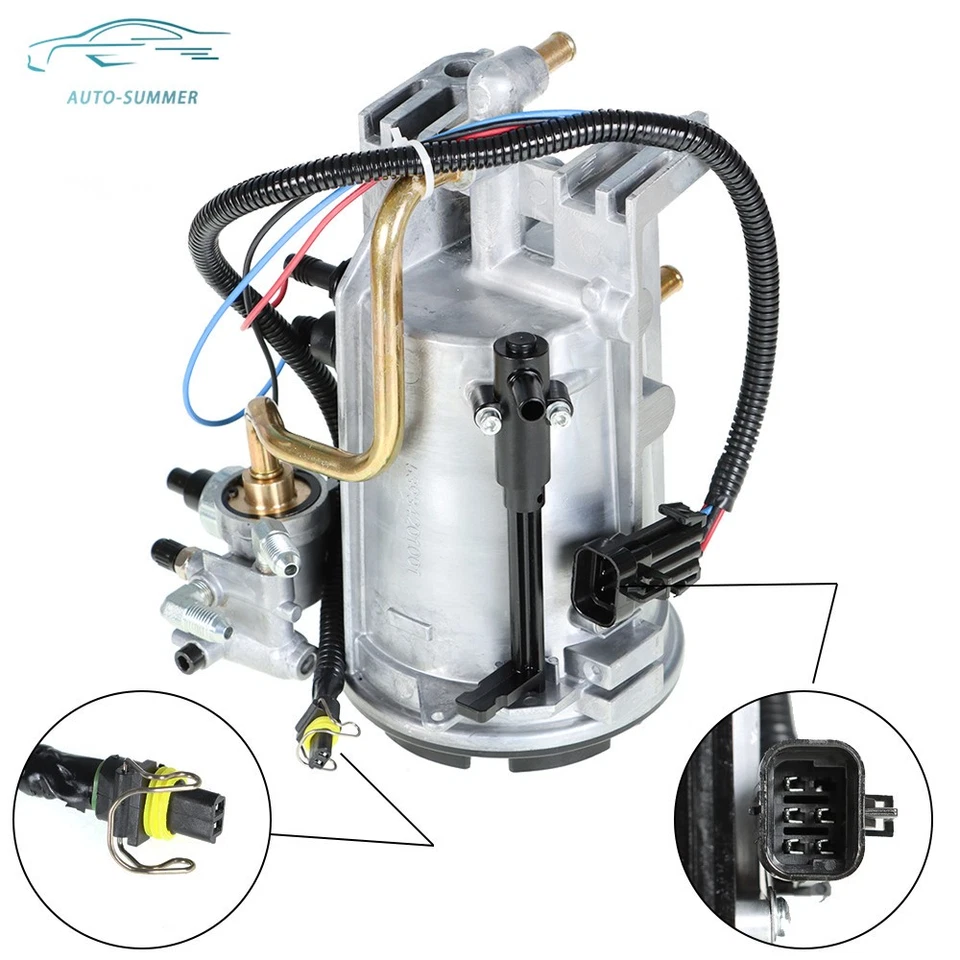 Fuel Filter Housing Assembly For Ford F250 F350 E350 1994-1997 7.3L F6TZ-9155-AB - Image 1 of 4