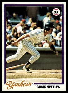 1978 Topps #250 Graig Nettles New York Yankees Baseball Card - Picture 1 of 2