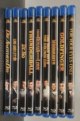 James Bond 007 Blu Ray Lot (9 Movies) Foto 1 de 4