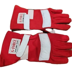 G-Force Racing Gloves Size L SFI Spec. 3.3/1 Red White - Bild 1 von 5