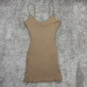 Windsor beige geripptes Bodycon Sculpt Minikleid Medium - Bild 1 von 10