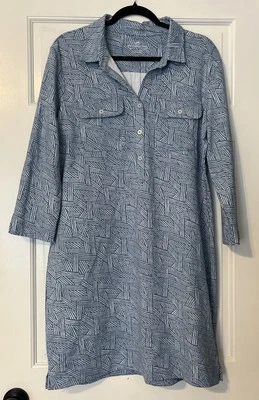 Vestido Southern Tide Para Mujer Grande Azul Polo Elastizado Rendimiento Atlético Enfriamiento Foto 1 de 4