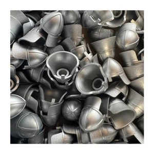 LEGO® 3844 – 5x Nasal Ritter Helm Metallic Silver – Castle Minifigure Headgear - Bild 1 von 1